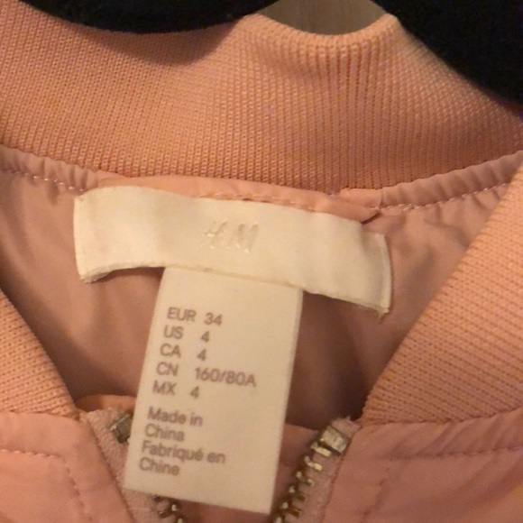 Pink Satin Bomber Jacket - Picture 4 of 4